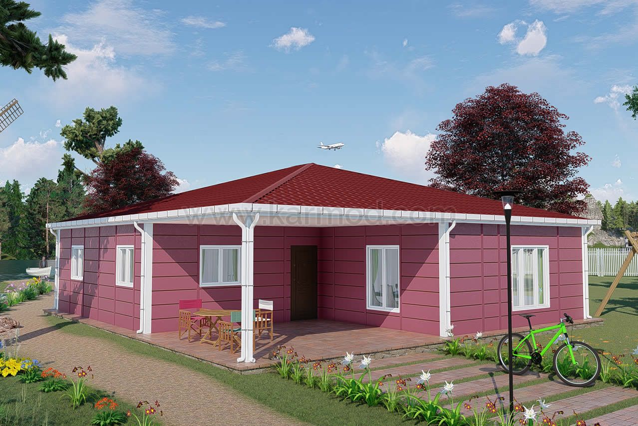 123 m² Prefab Houses - Alacati Model