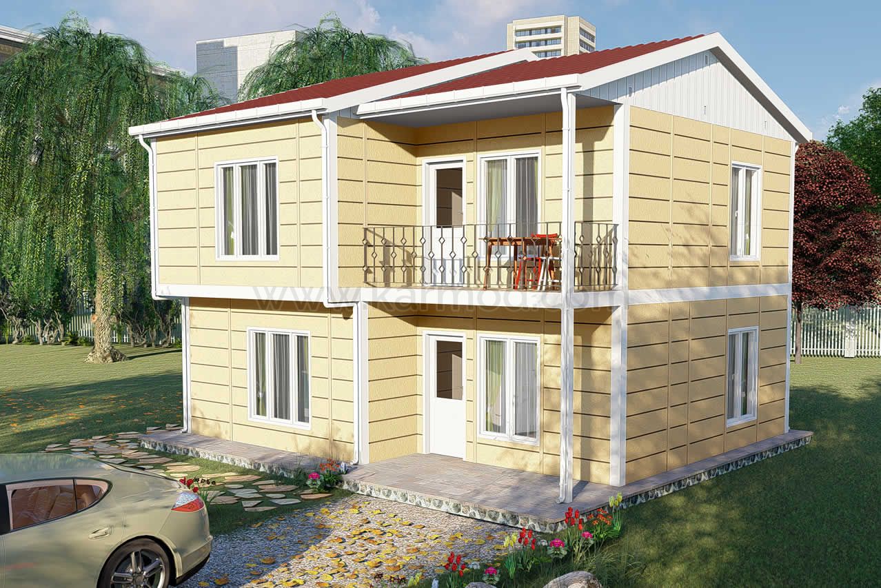 Two Storey Prefab Housing 136 m² - Anatolia Model