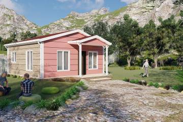 45 m² Single Storey Steel House