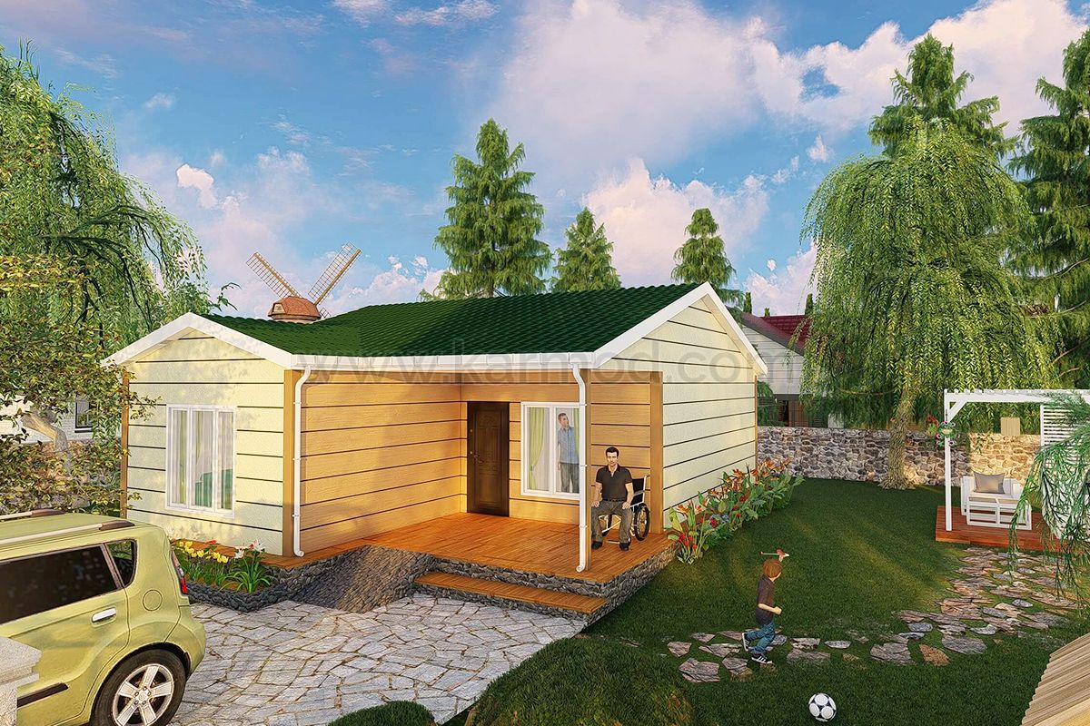 75 m² Single Storey Steel House