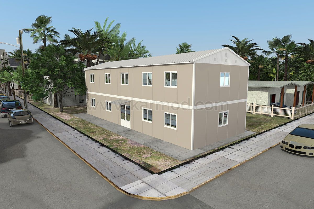 Construction Site Office Buildings 214 m²