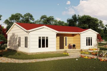 121 m² Single Storey Steel House