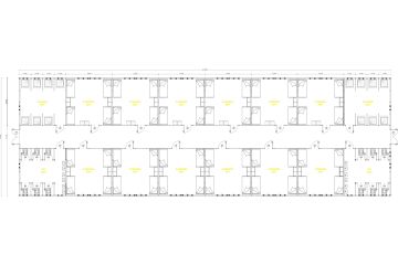 Prefabricated Worker Dormitory Plan