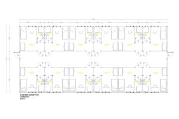 Engineers Construction Site Accommodation Plan