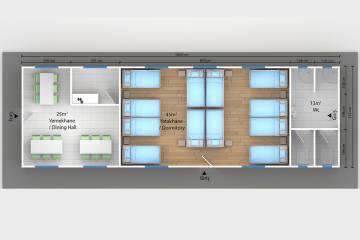 Prefabricated Dormitory 