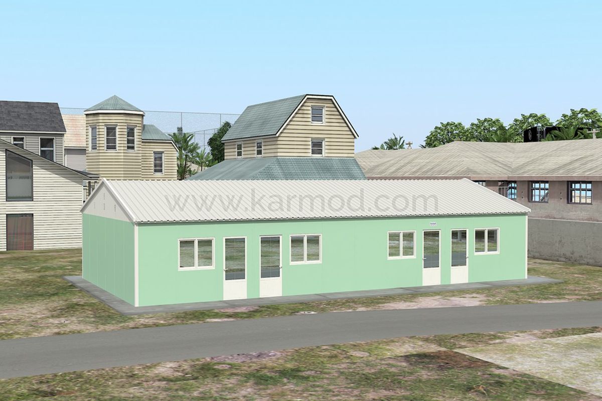 Prefabricated Dormitory 117 m²