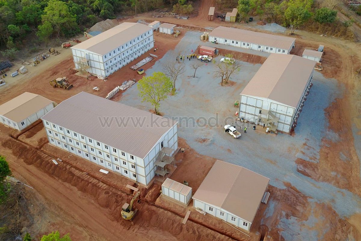 Fekola Mine and Anaconda Region Construction Site Buildings