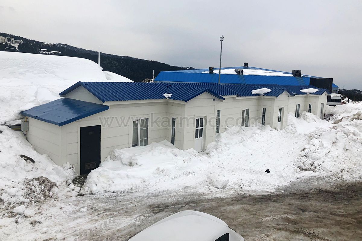 Steel Houses for Winter Tourism Workers