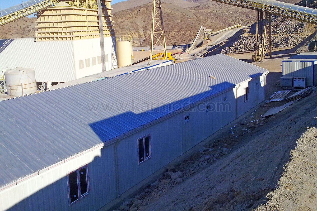 Construction Site Building of Anagold, the leader of the mining sector of Turkey