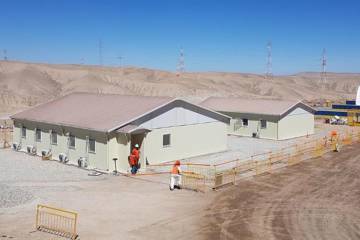 Gold Mine Site Camp Buildings, Chile