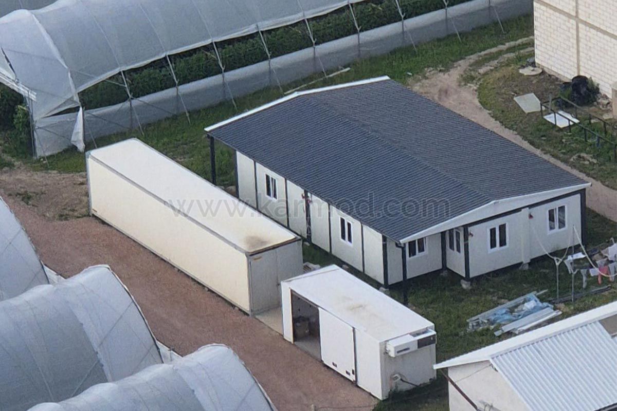 Container Office Project in Nowy Kawęczyn, Poland