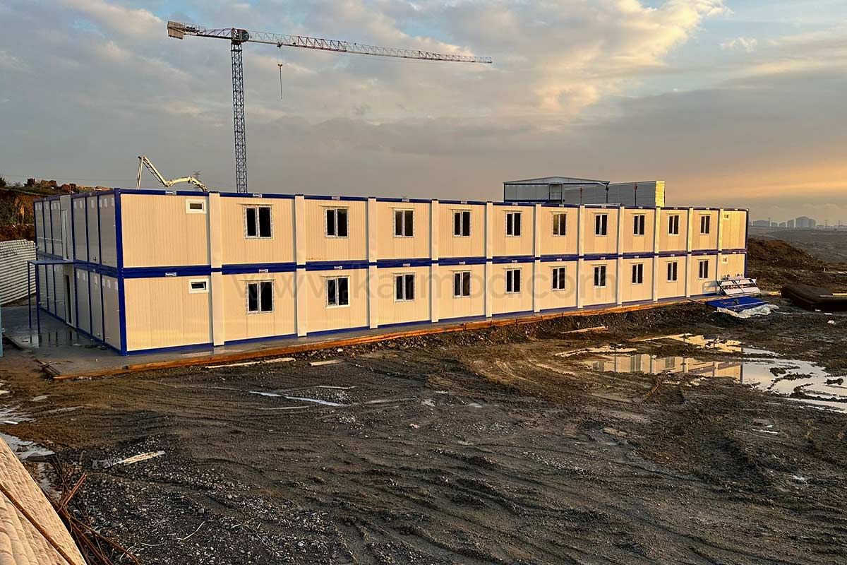 Container Site Structures in Housing Projects
